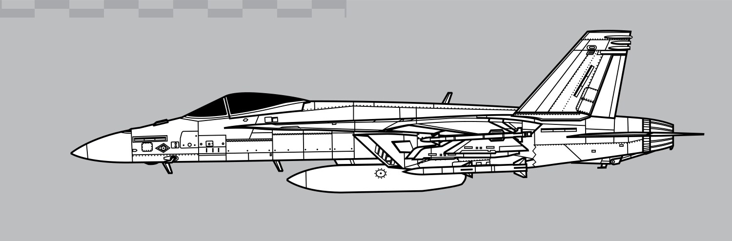 F-18 Drawing Picture