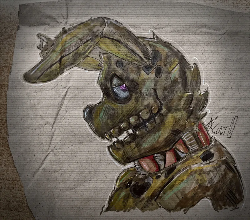 FNAF Fan Art Drawing Image