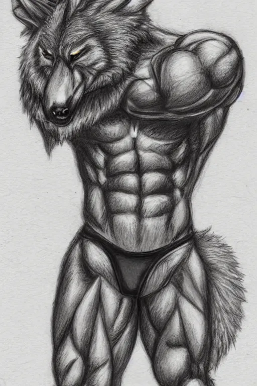 Furry Drawing Sketch