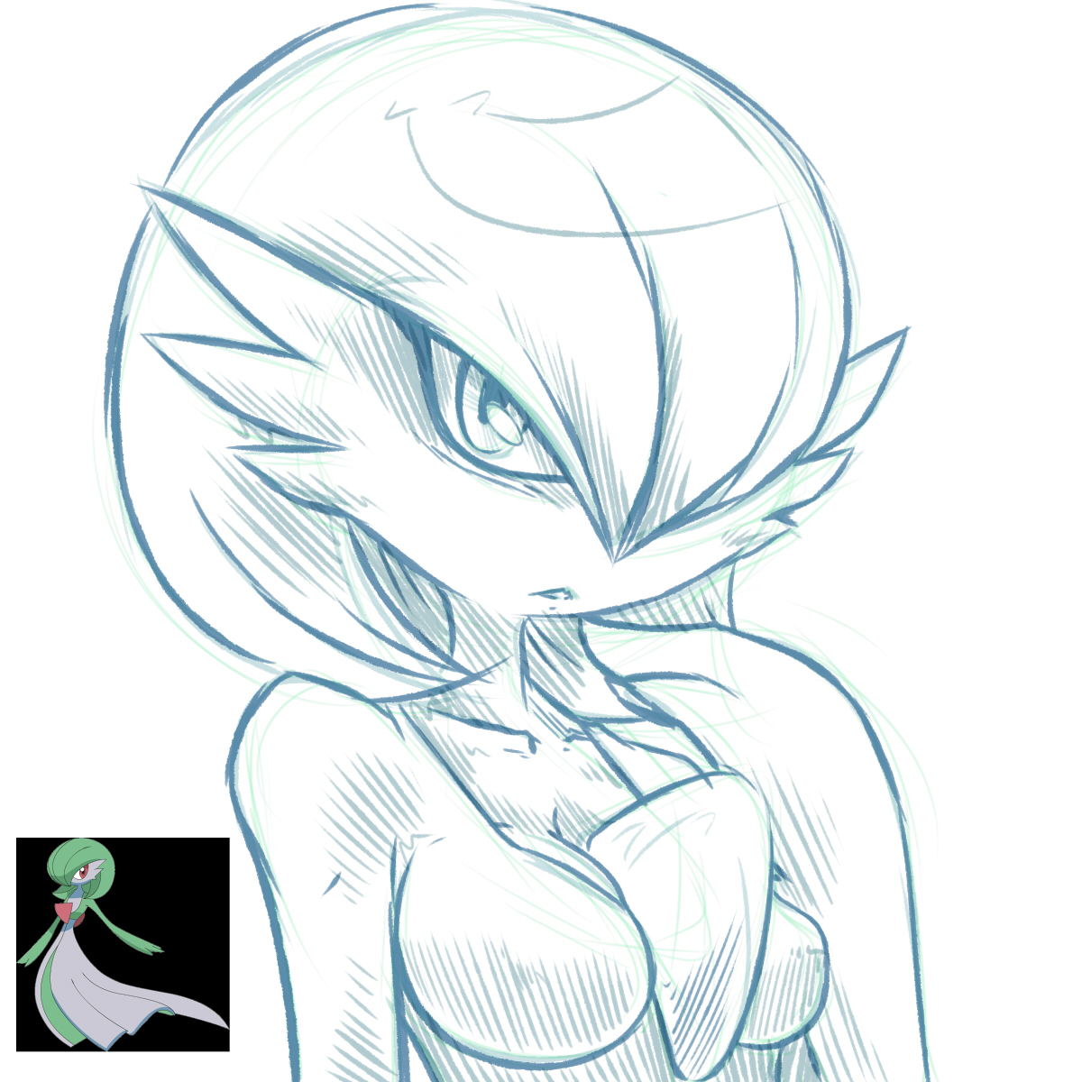 Gardevoir Drawing Beautiful Image