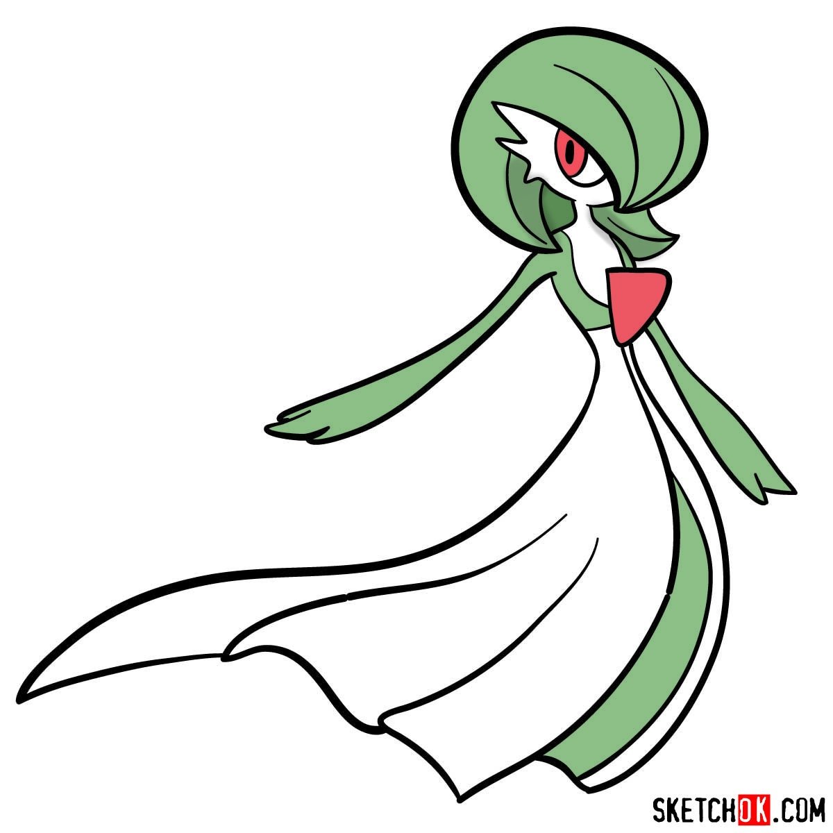 Gardevoir Drawing High-Quality