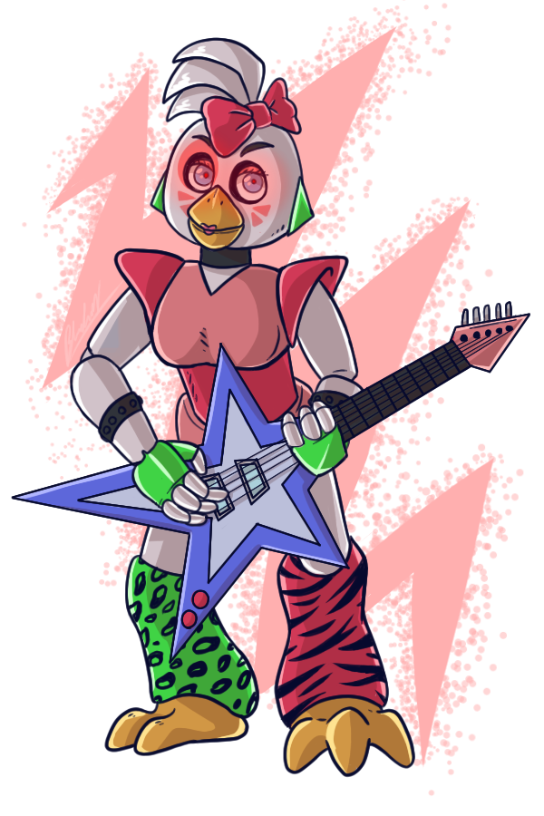 Glamrock Chica Drawing Amazing