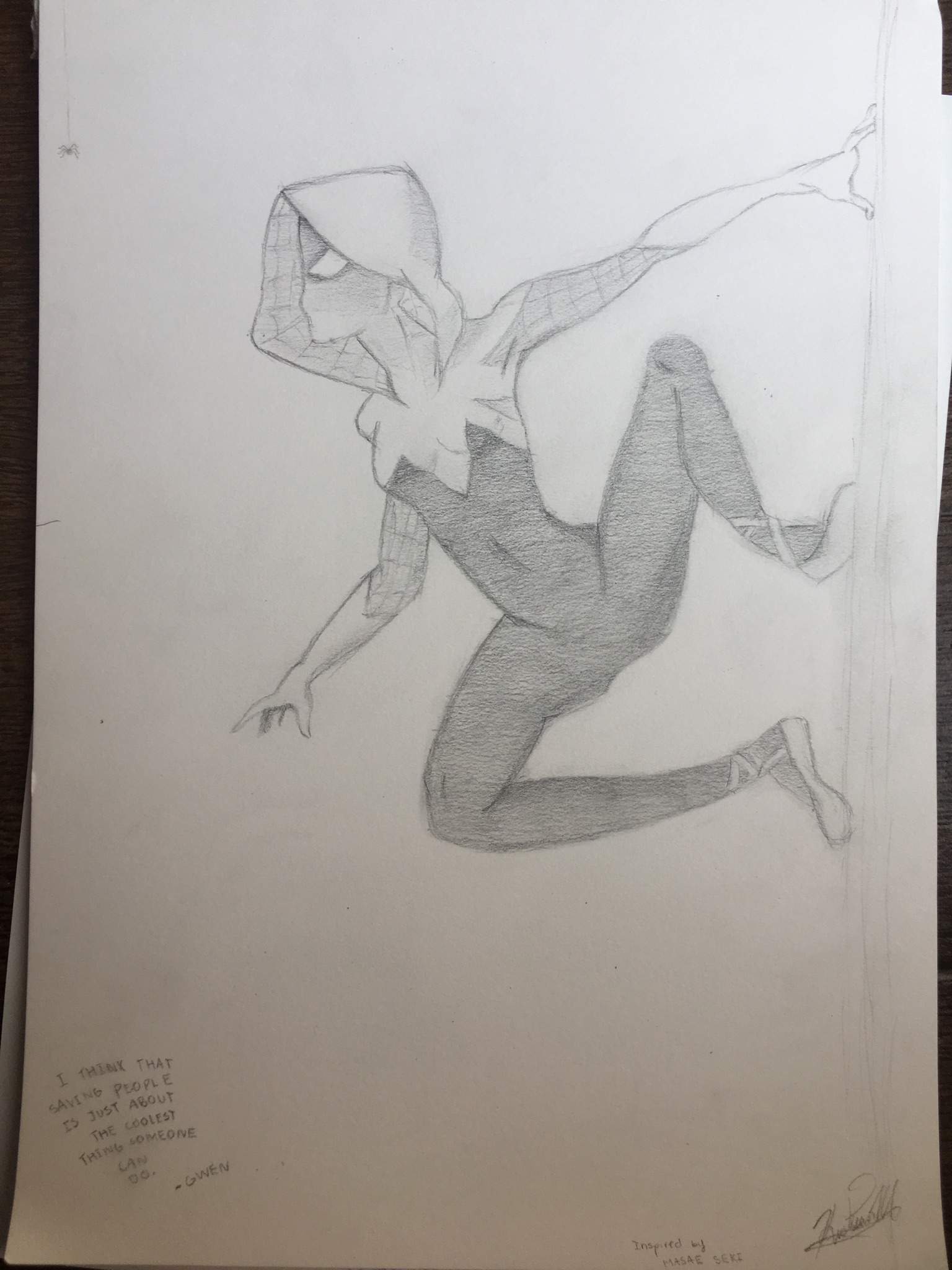 Gwen Stacy Drawing Amazing