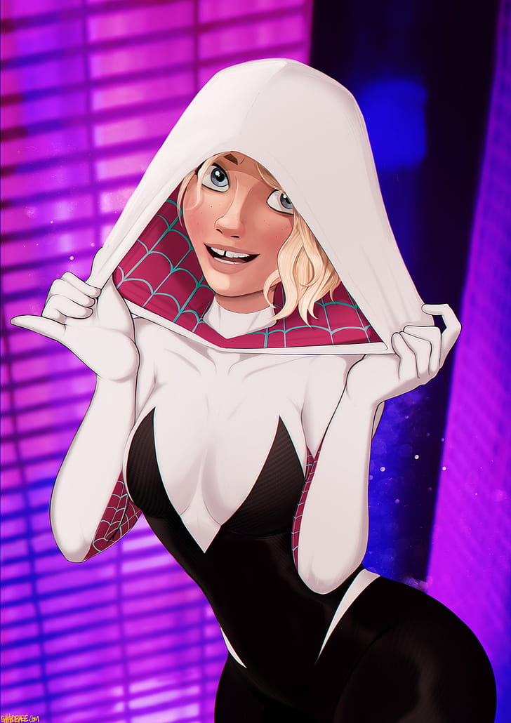 Gwen Stacy Drawing Pictures