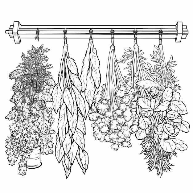 Herbs Drawing Picture