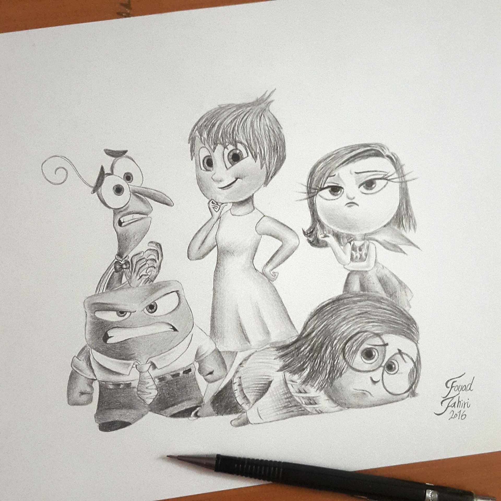 Inside Out Drawing Art