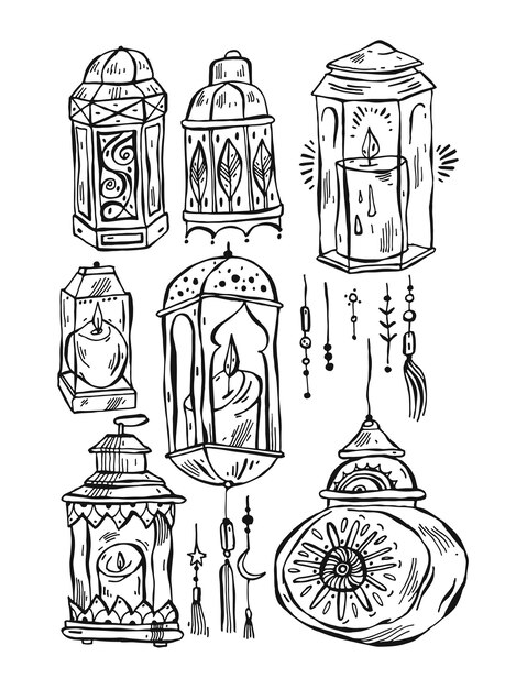 Lantern Drawing Picture