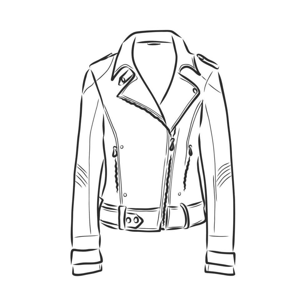 Leather Jacket Drawing Beautiful Image