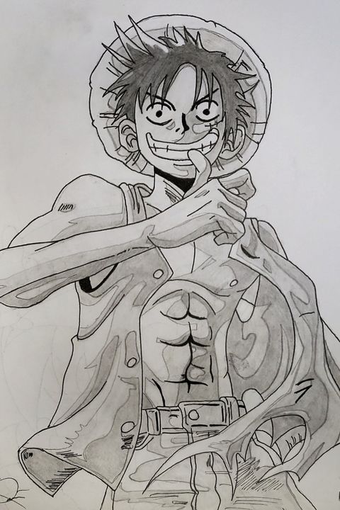 Luffy Best Drawing