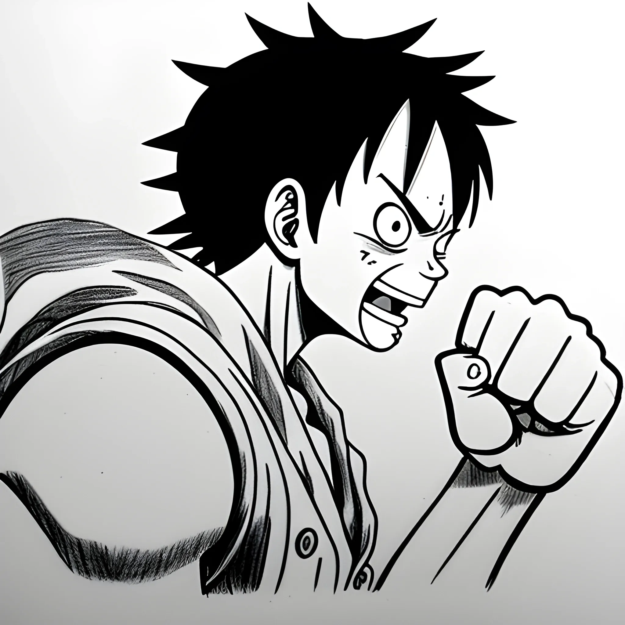 Luffy Drawing Realistic