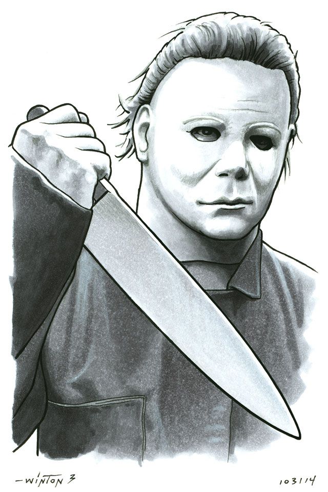 Michael Myers Drawing Amazing