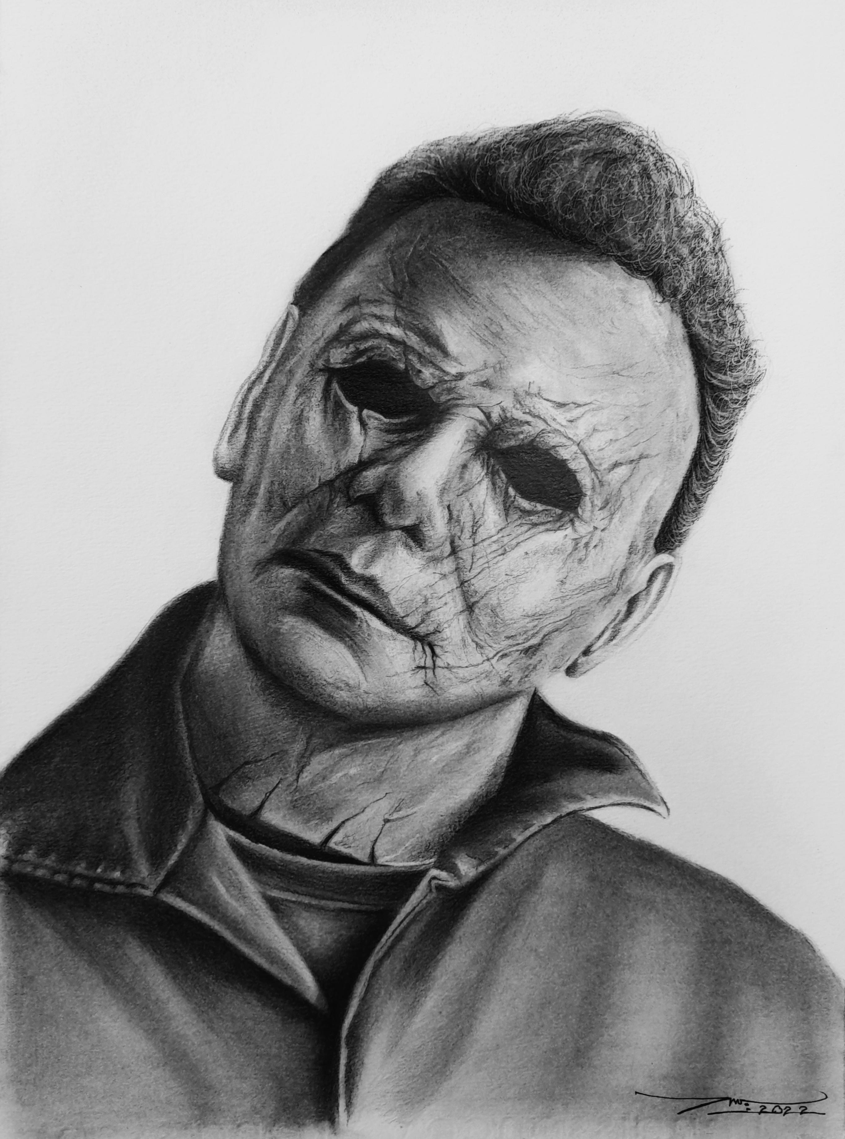 Michael Myers Drawing Art