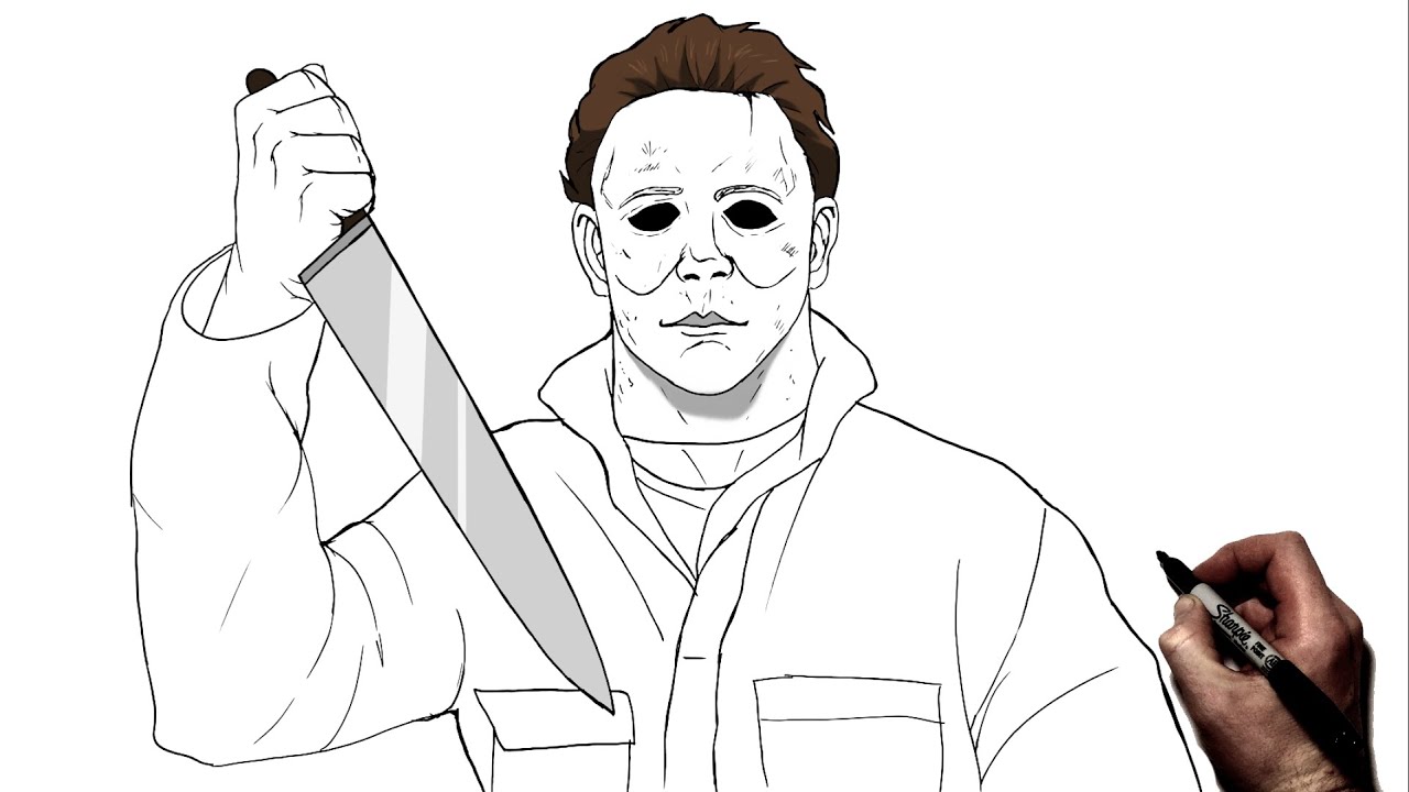 Michael Myers Drawing Beautiful Art