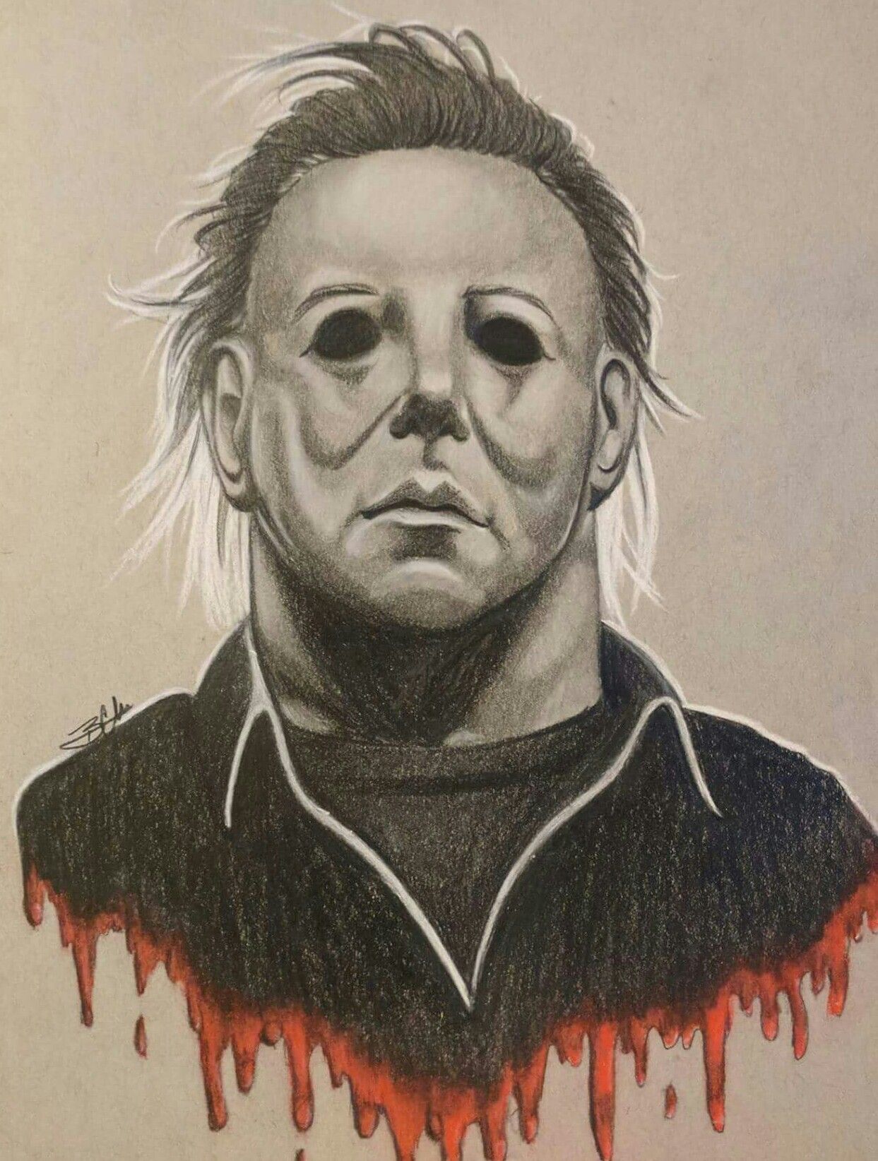 Michael Myers Drawing Photo