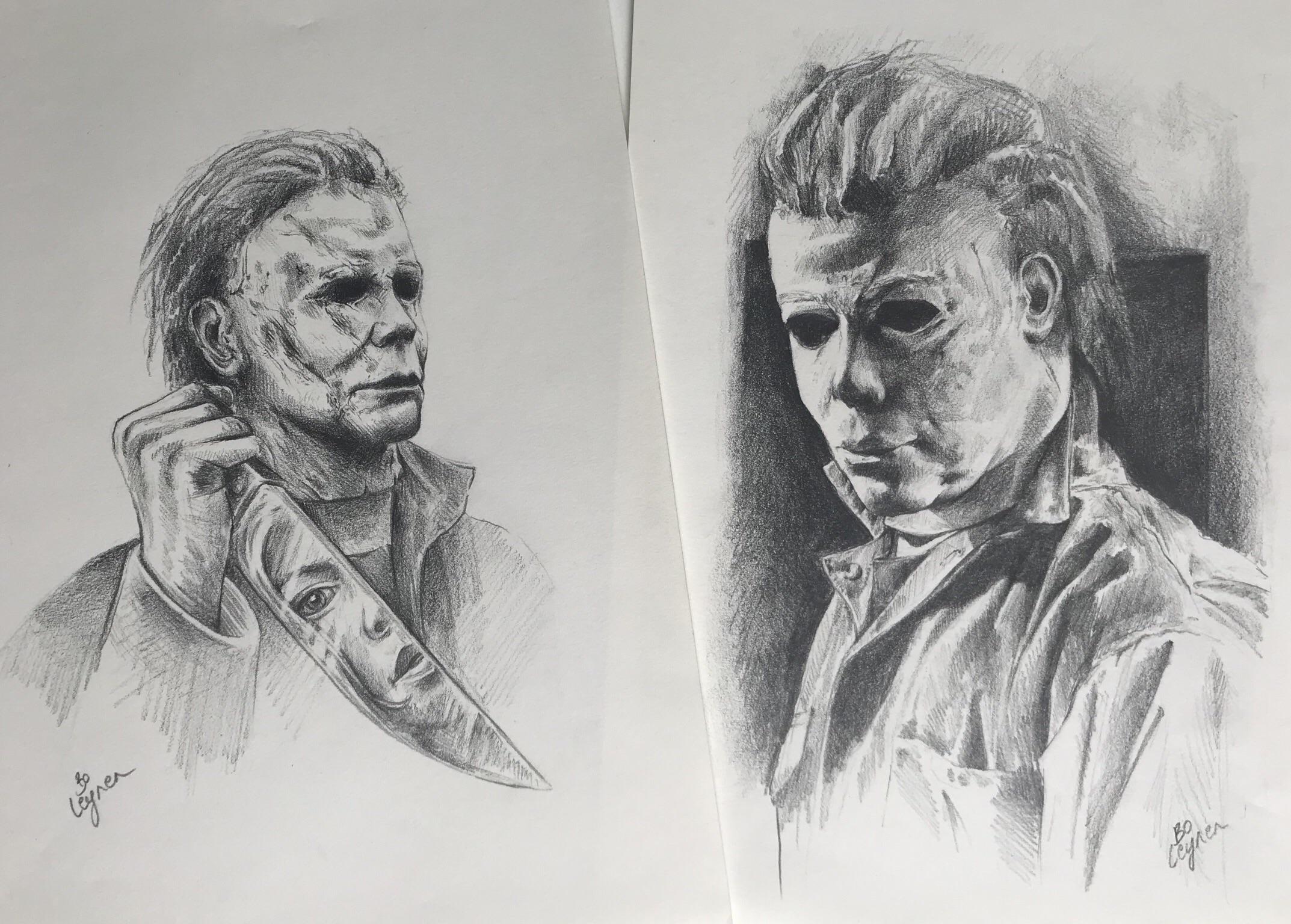 Michael Myers Drawing Pic