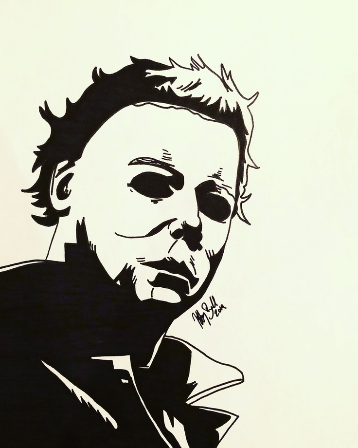 Michael Myers Drawing Pics