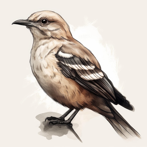 Mockingbird Drawing