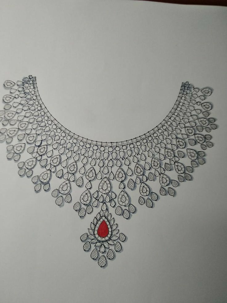 Necklace Drawing Photos