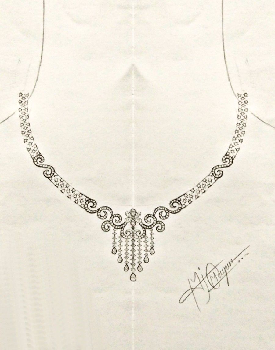 Necklace Drawing Picture