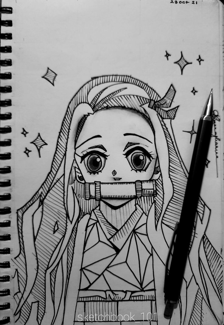 Nezuko Fanart Drawing Art