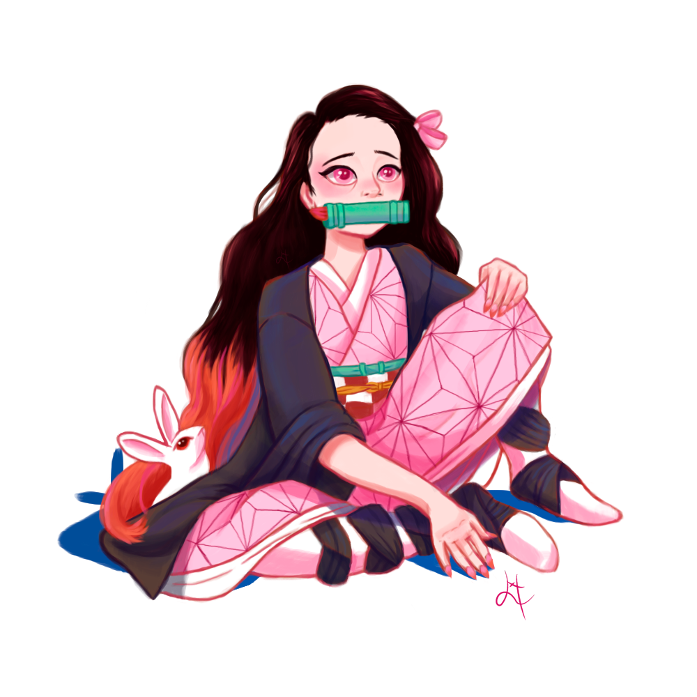 Nezuko Fanart Drawing Creative Art