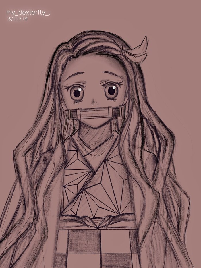 Nezuko Fanart Drawing