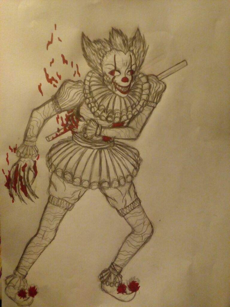 Pennywise Full Body Best Drawing