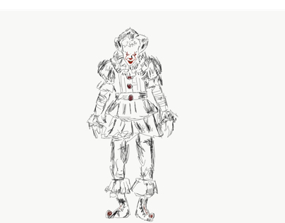 Pennywise Full Body Drawing Images