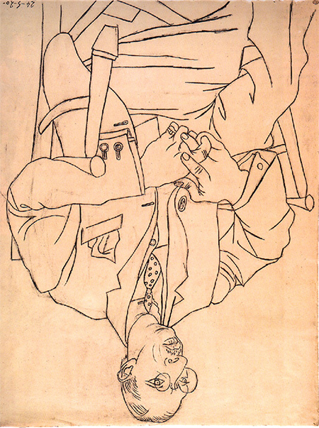 Picasso Upside Down Drawing Image