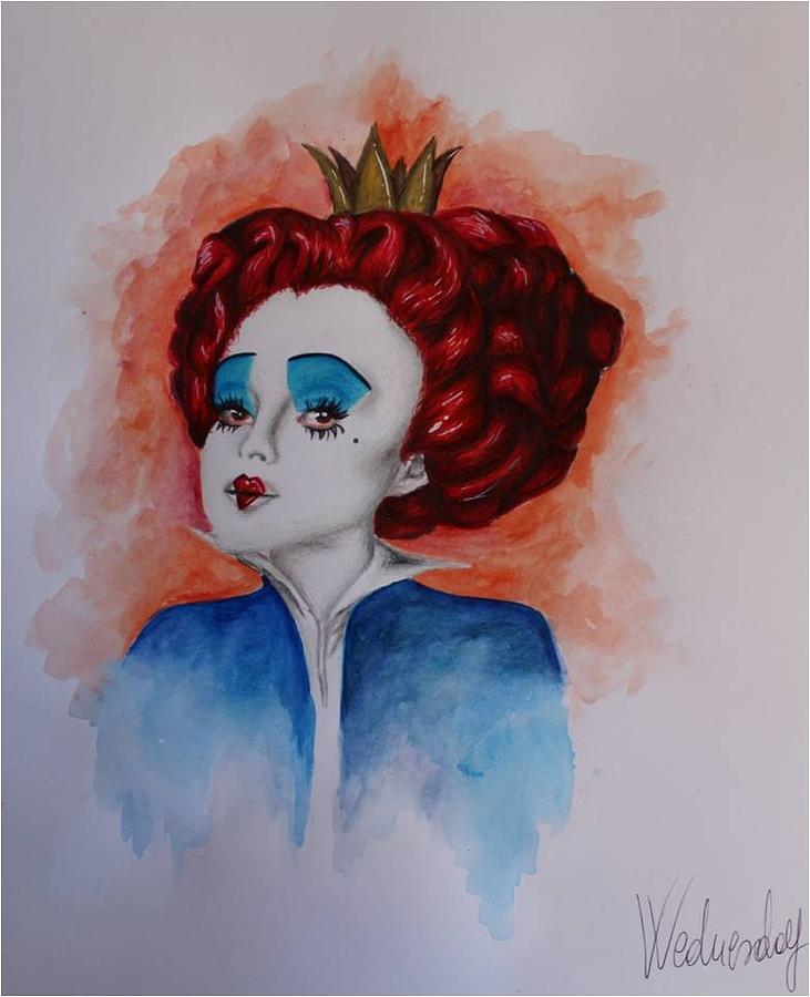 Queen of Hearts Drawing Photo