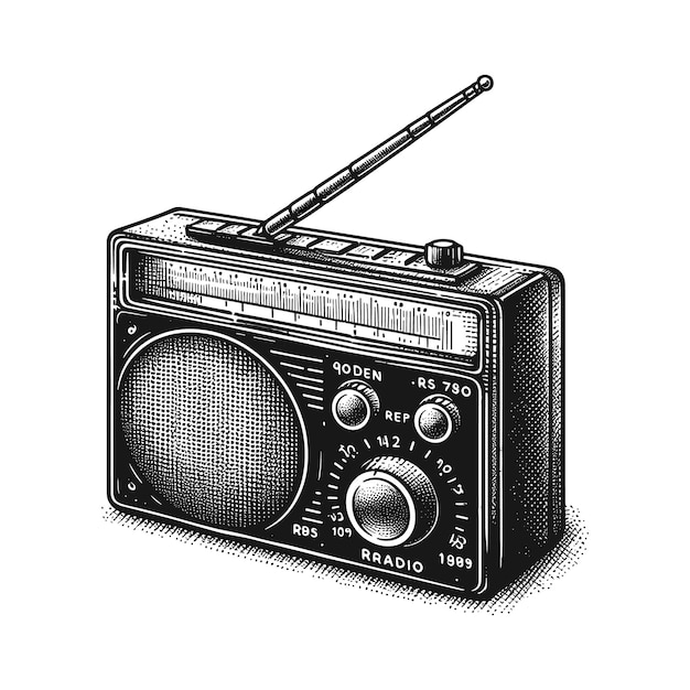 Radio Drawing Image