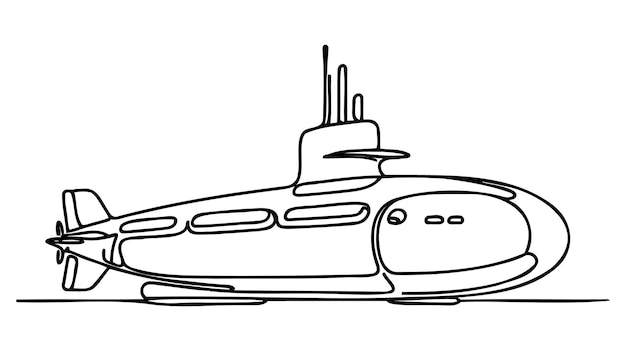 Submarine Drawing Photo