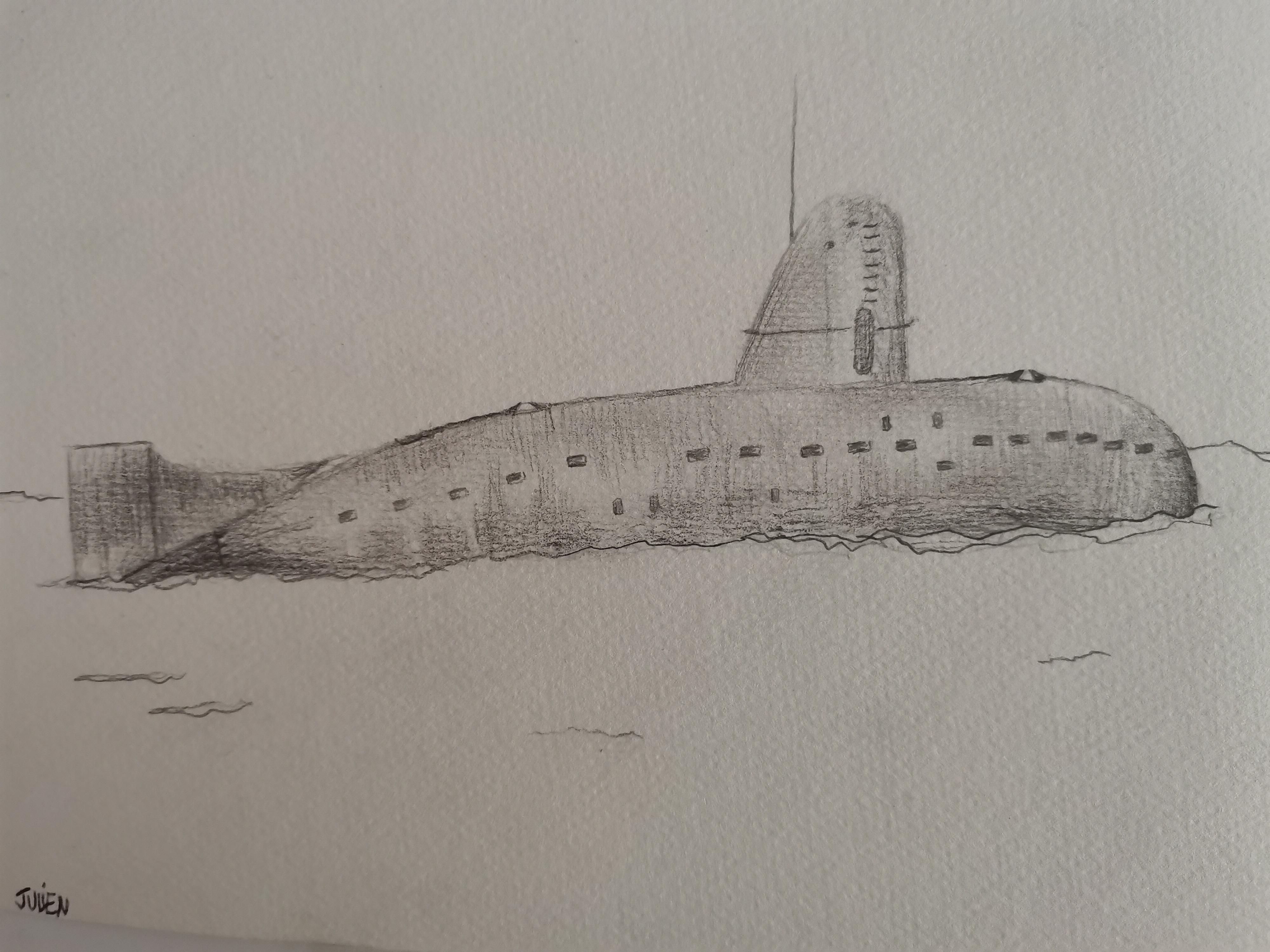 Submarine Drawing Pictures