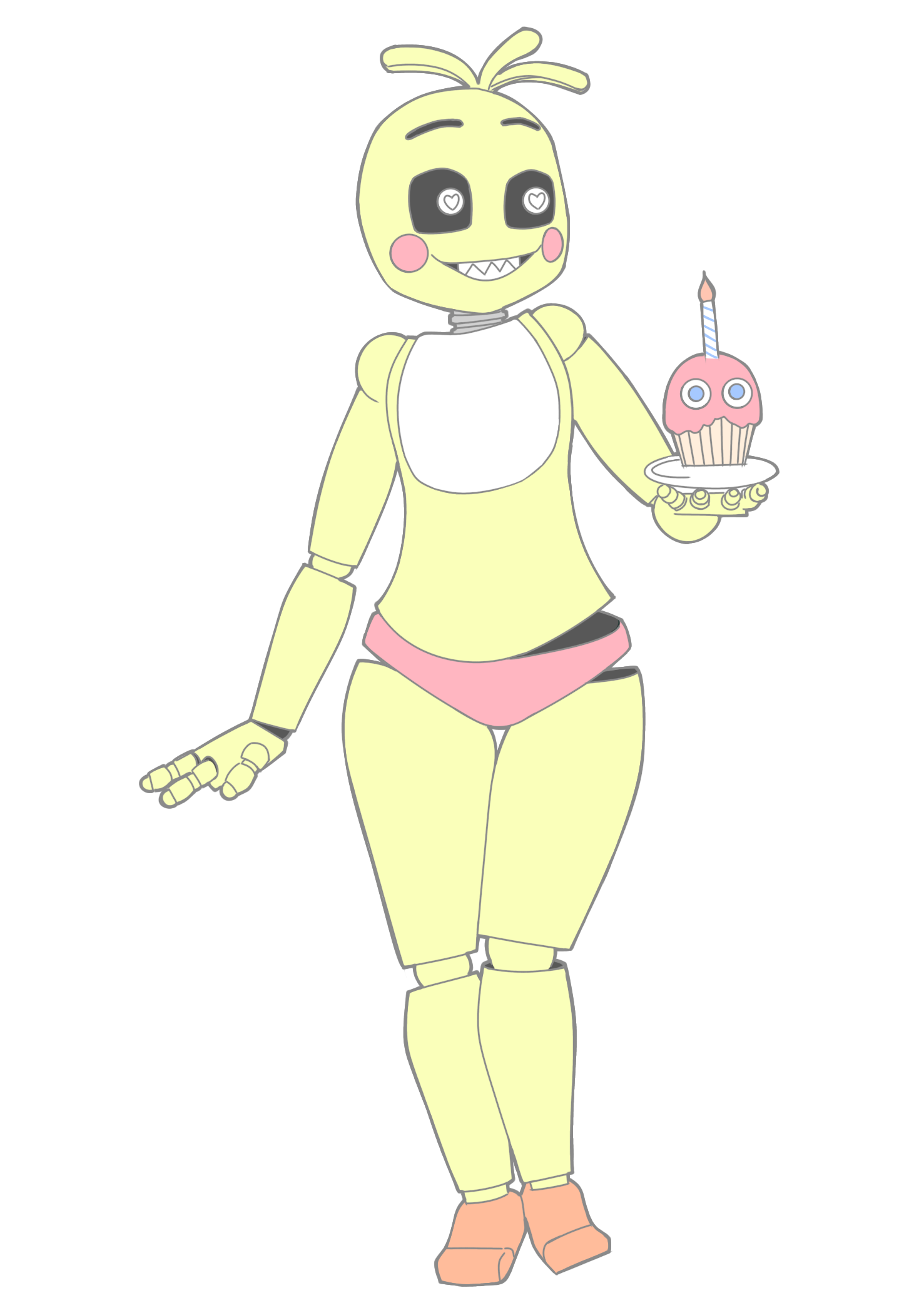 Toy Chica Drawing Art