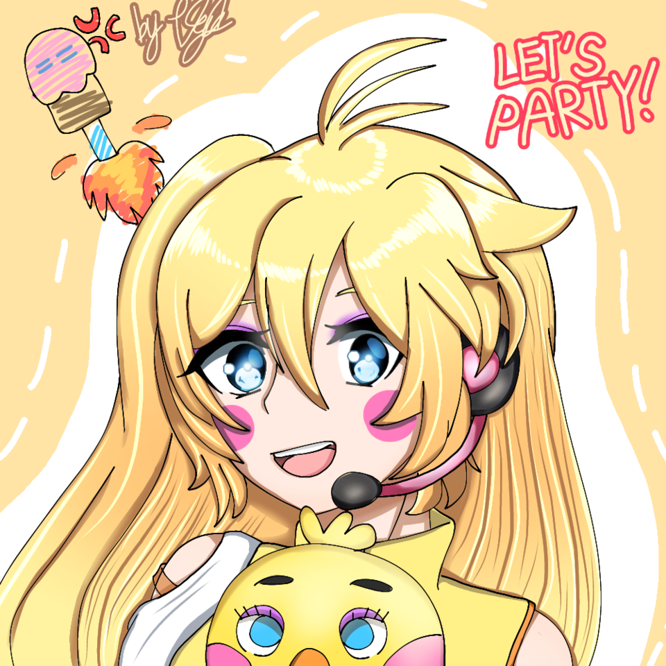 Toy Chica Drawing Pics