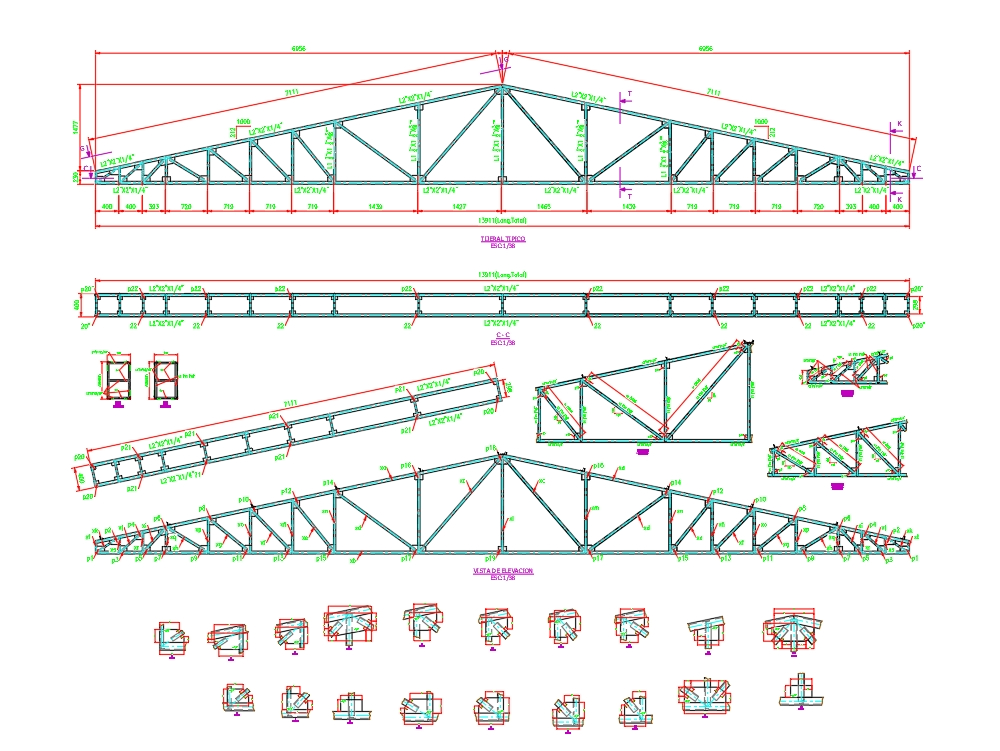 Truss Art Drawing