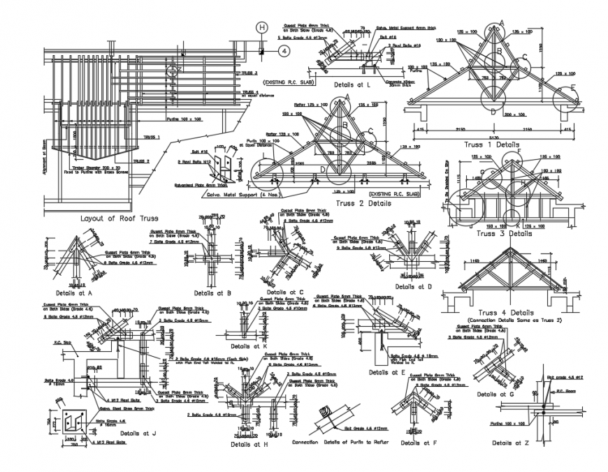 Truss Drawing Picture