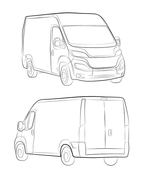 Van Drawing Pictures