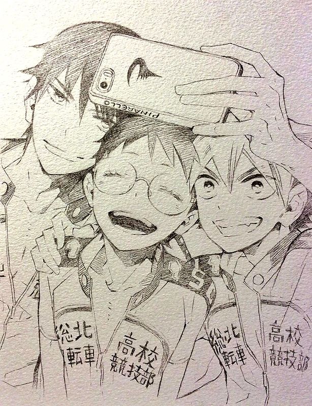 Yowamushi Pedal Drawing