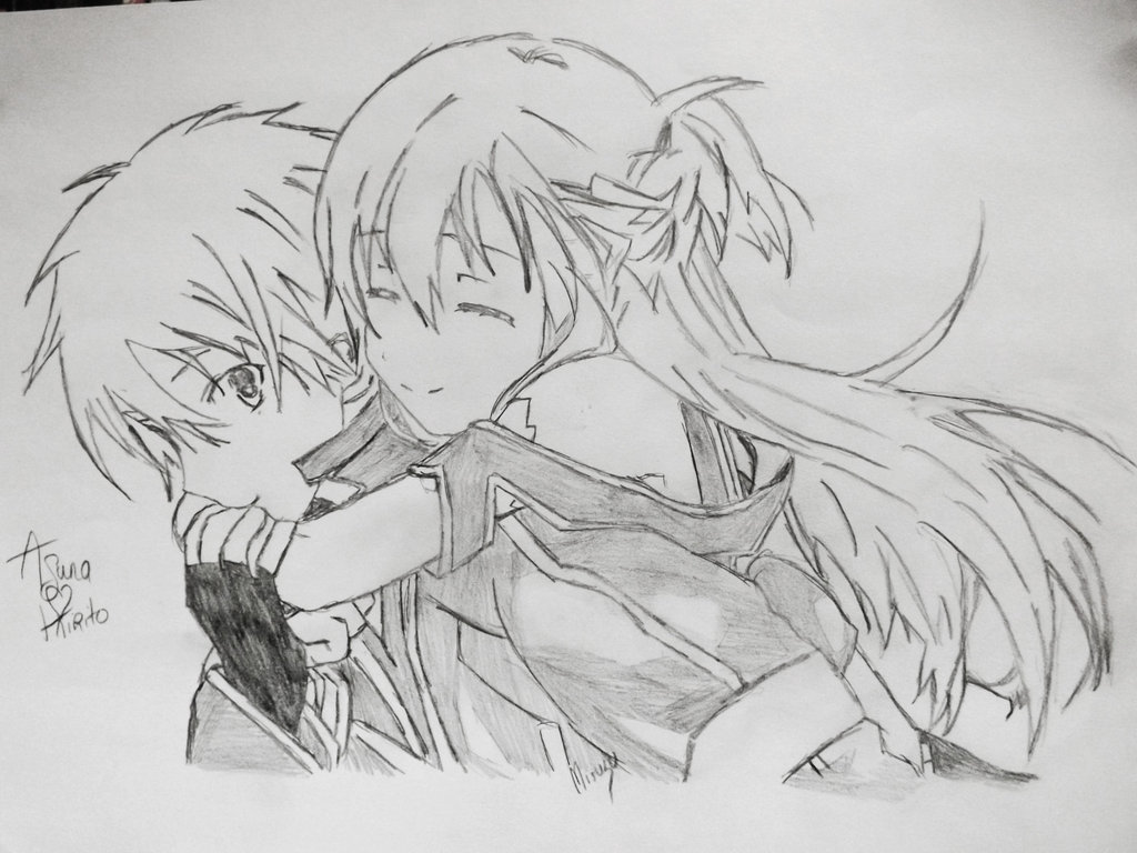 Anime Love drawing Tumblr Love Drawing kiss hug couple romance  interaction concept Art Pencil  Anyrgb