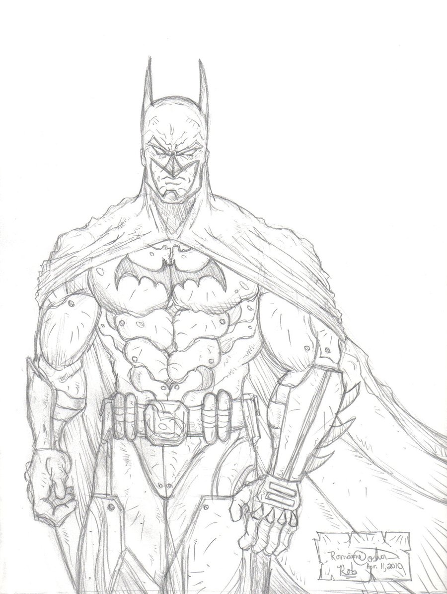 Batman Arkham Origins Art Drawing - Drawing Skill