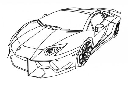 Lamborghini Veneno Drawing Picture - Drawing Skill