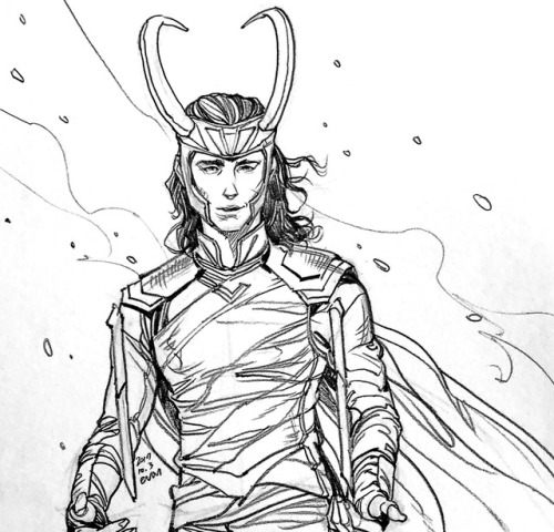 How To Draw Loki Tom Hiddleston Step by Step Drawing Guide by Dawn   DragoArt