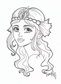 Mermaid Face Drawing Best - Drawing Skill