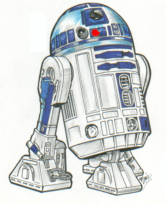 R2 D2 Drawing Skill