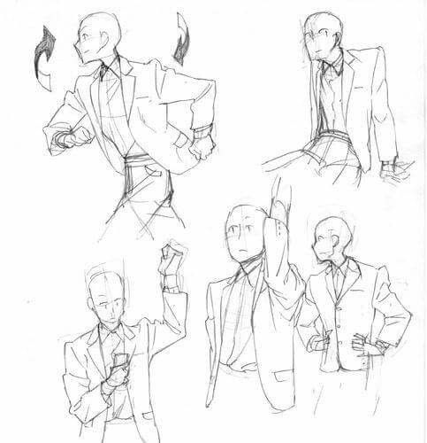 suit sketch on Pinterest