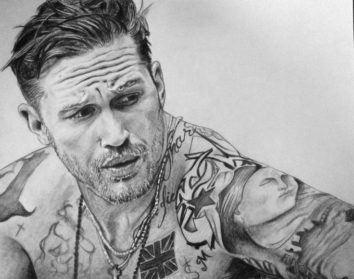 Tom Hardy Drawing Image - Drawing Skill