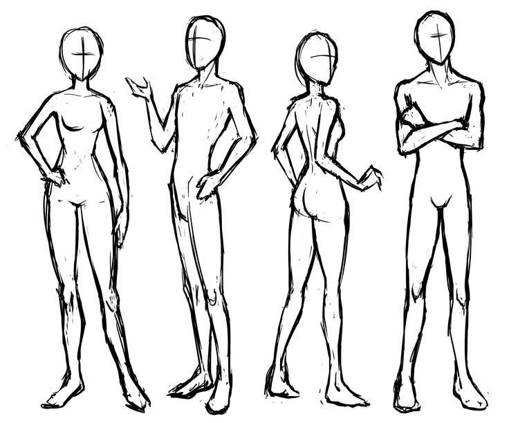 Male Anime Poses  Free Drawing References