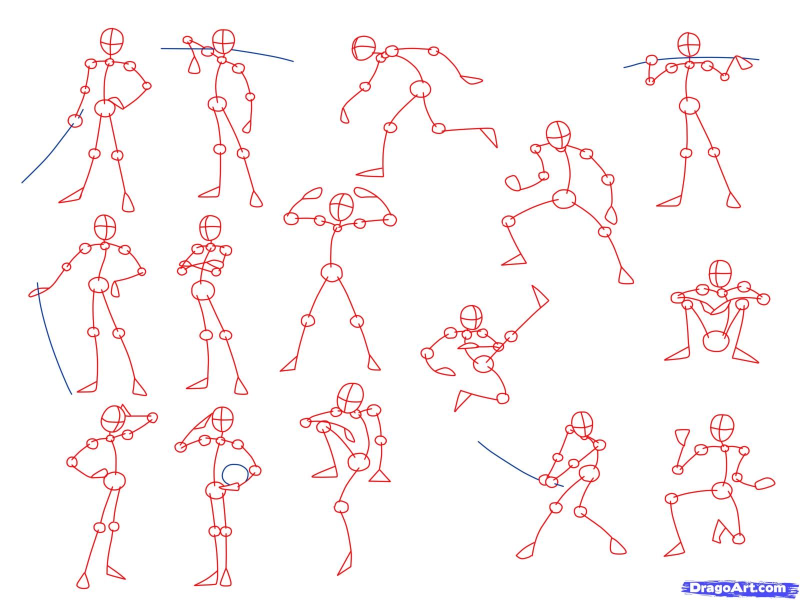 How to Draw Anime Poses Step by Step  AnimeOutline
