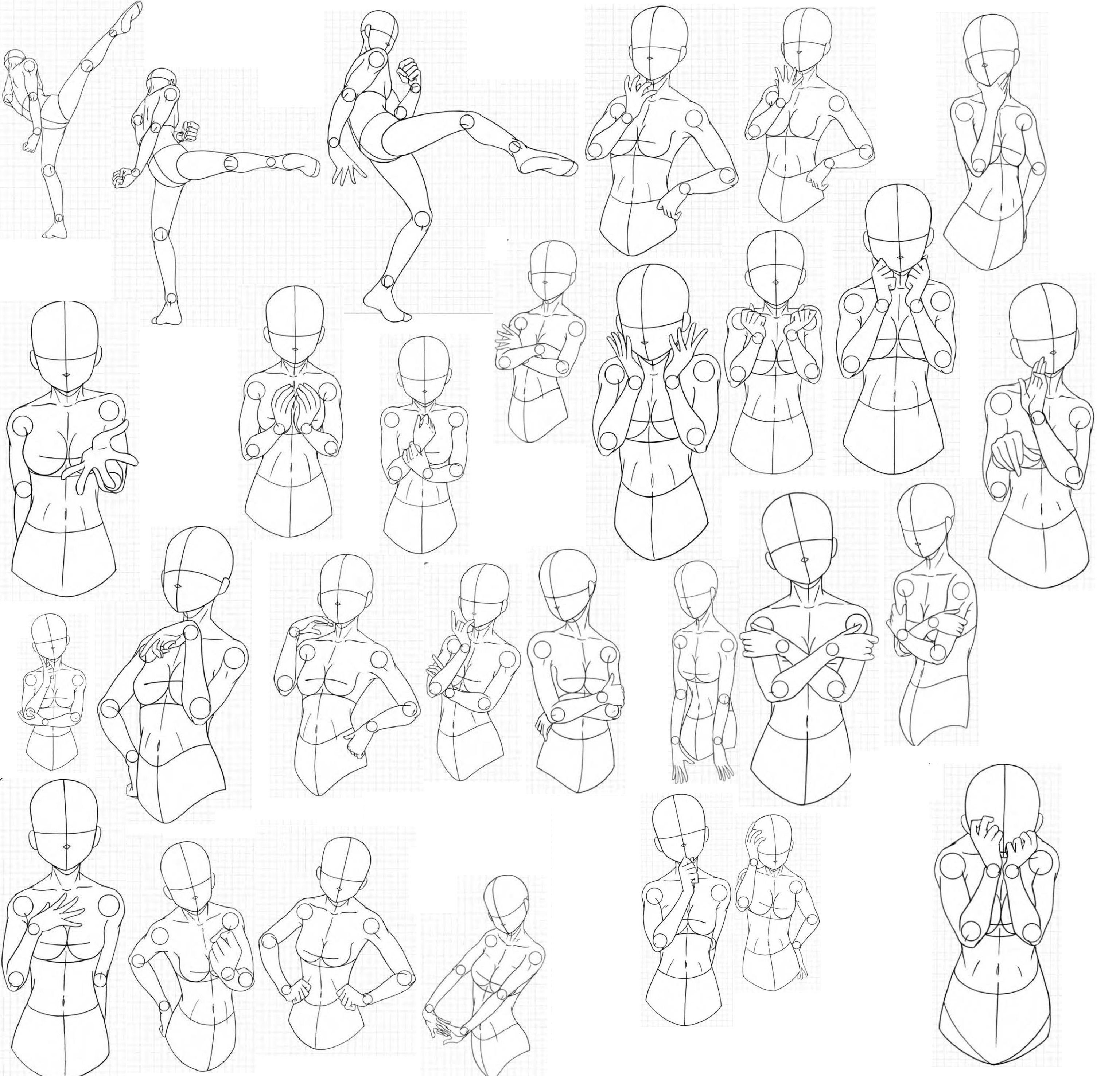 145 Anime Girls Standing Poses Guides Stamps for Procreate Procreate Manga,  Procreate Portrait, Anime Pose, Anime Girl - Etsy